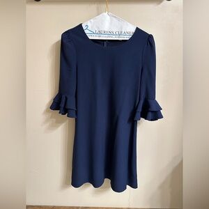 Elegant Navy Blue Dress